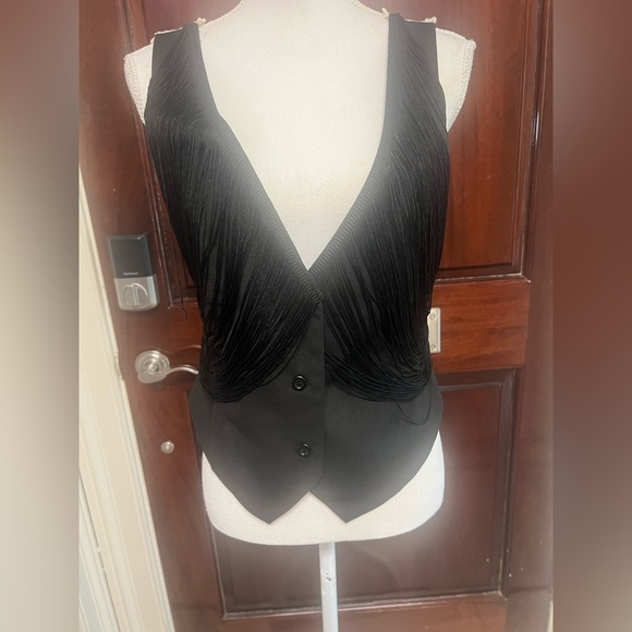 Moon Collection, ladies, black and cream vest size large very good condition - Picture 15 of 15